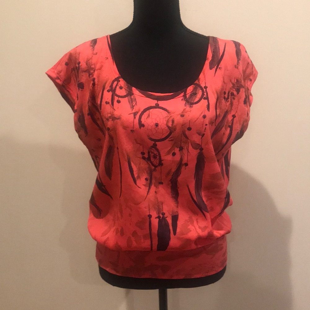 Charlotte Russe pink blouse - XS - EUC